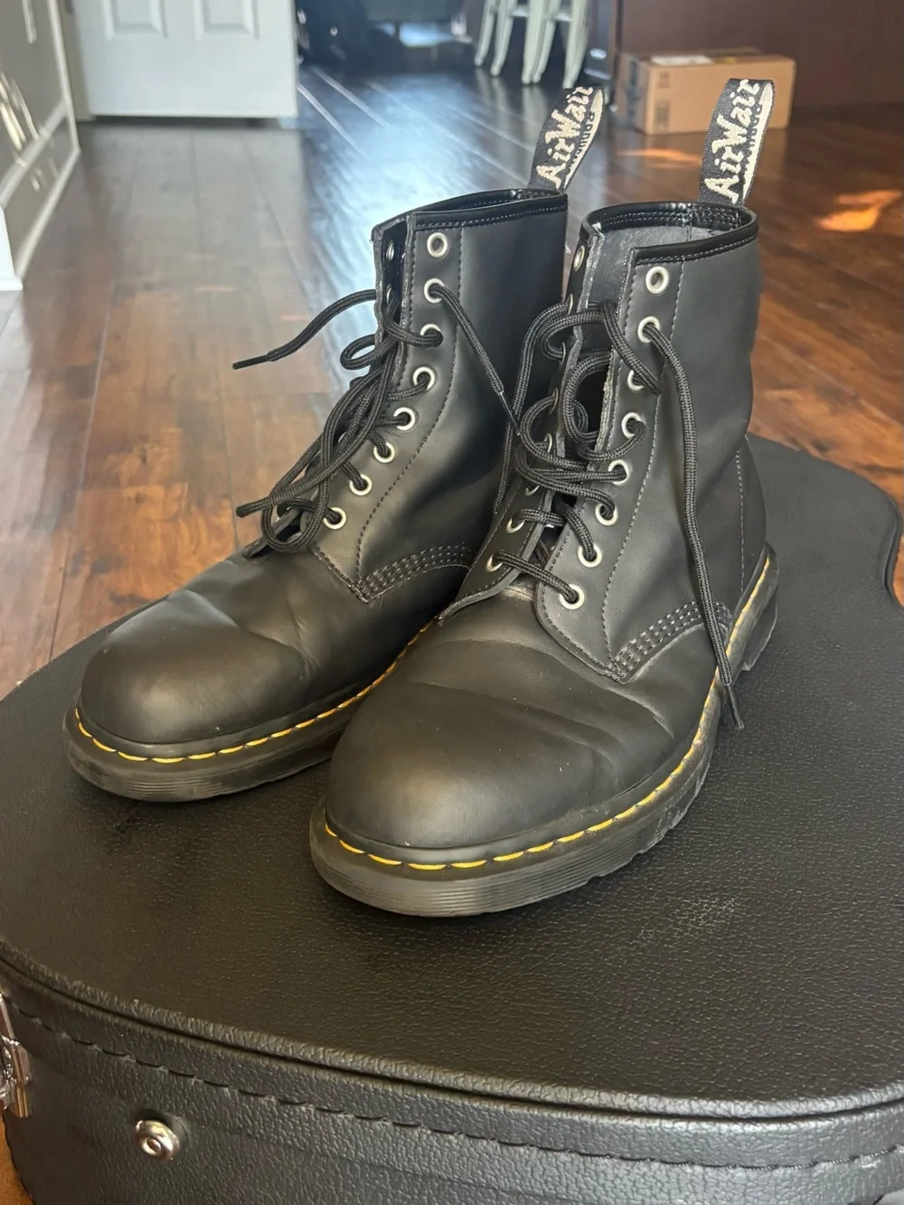 Dr. Martens 1460 Genix Nappa Reclaimed Leather Lace Up Boots